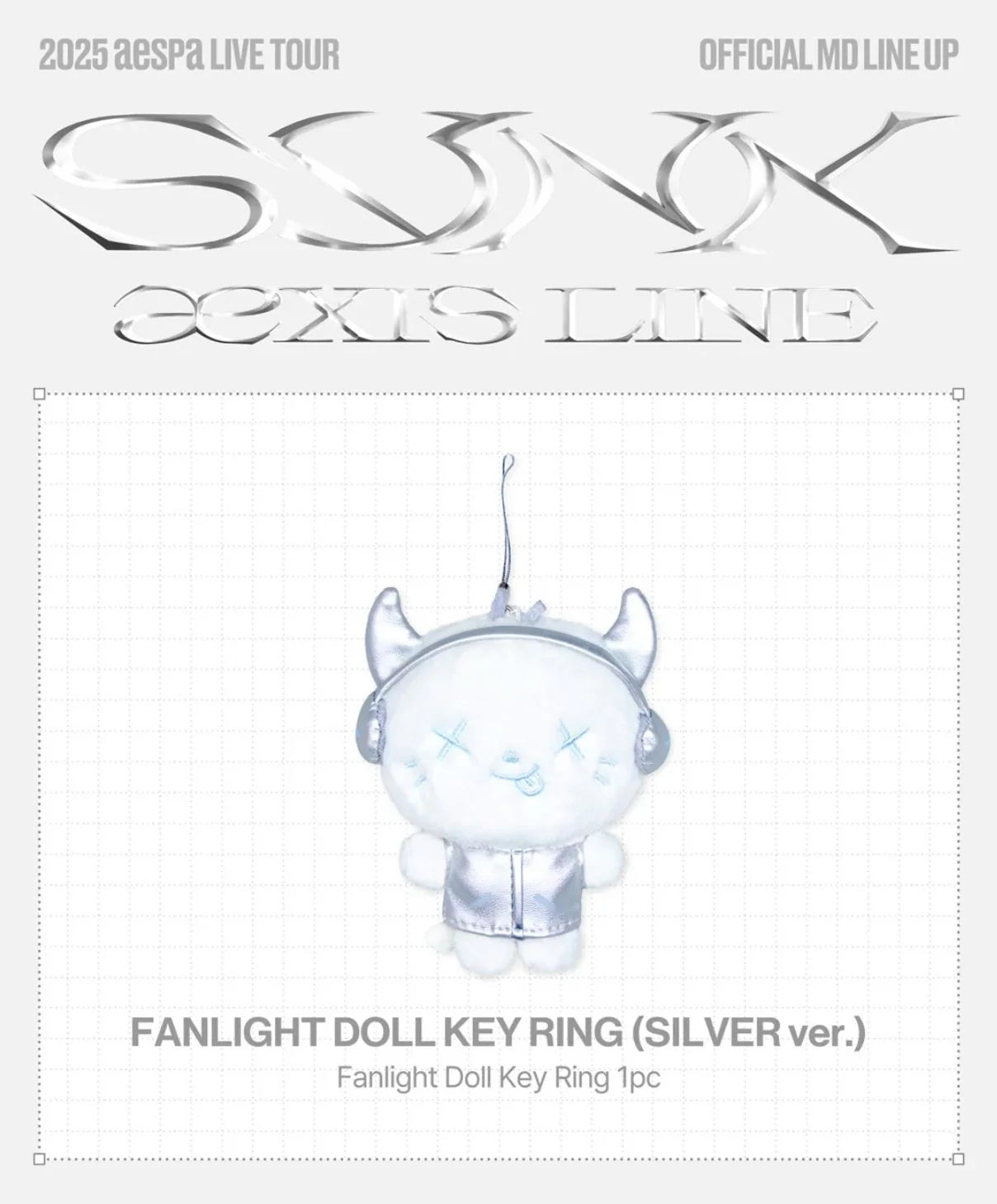 aespa - 14CM Standing Doll [2025 aespa Live Tour 'SYNK : aeXIS LINE' Official MD