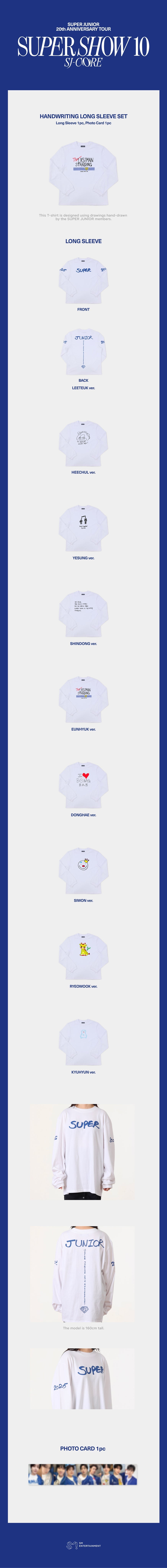 HANDWRITING LONG SLEEVE SET - SUPER JUNIOR 20th Anniversary TOUR SJ-CORE in SEOUL MD
