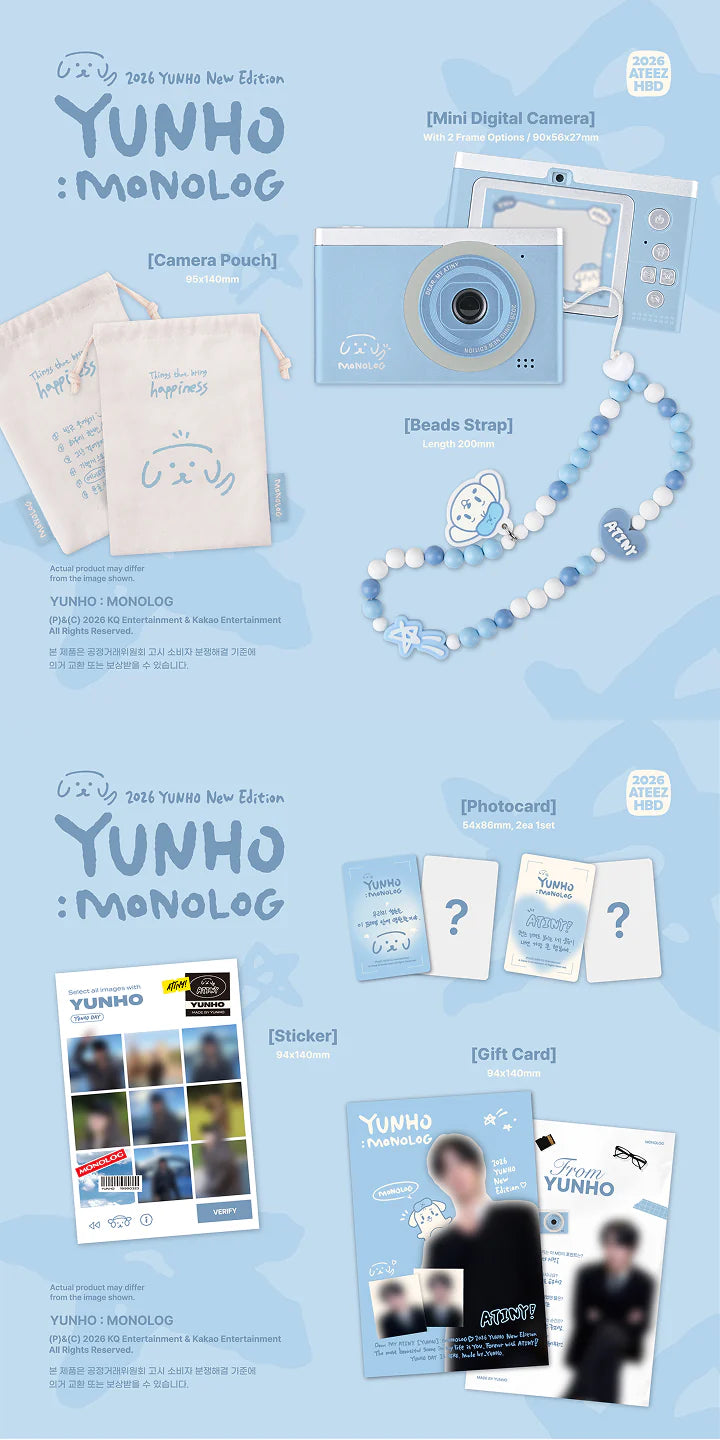 ATEEZ - YUNHO : MONOLOG 2026 NEW EDITION