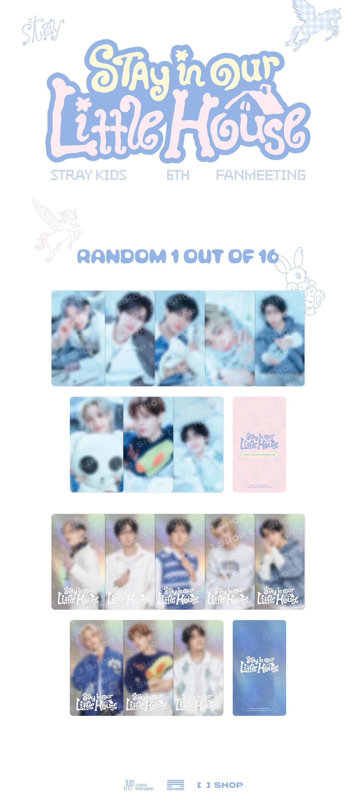 Stray Kids - Special Trading Card [6th Fanmeeting 'STAY in Our Little House' Official MD] (Random ver.)