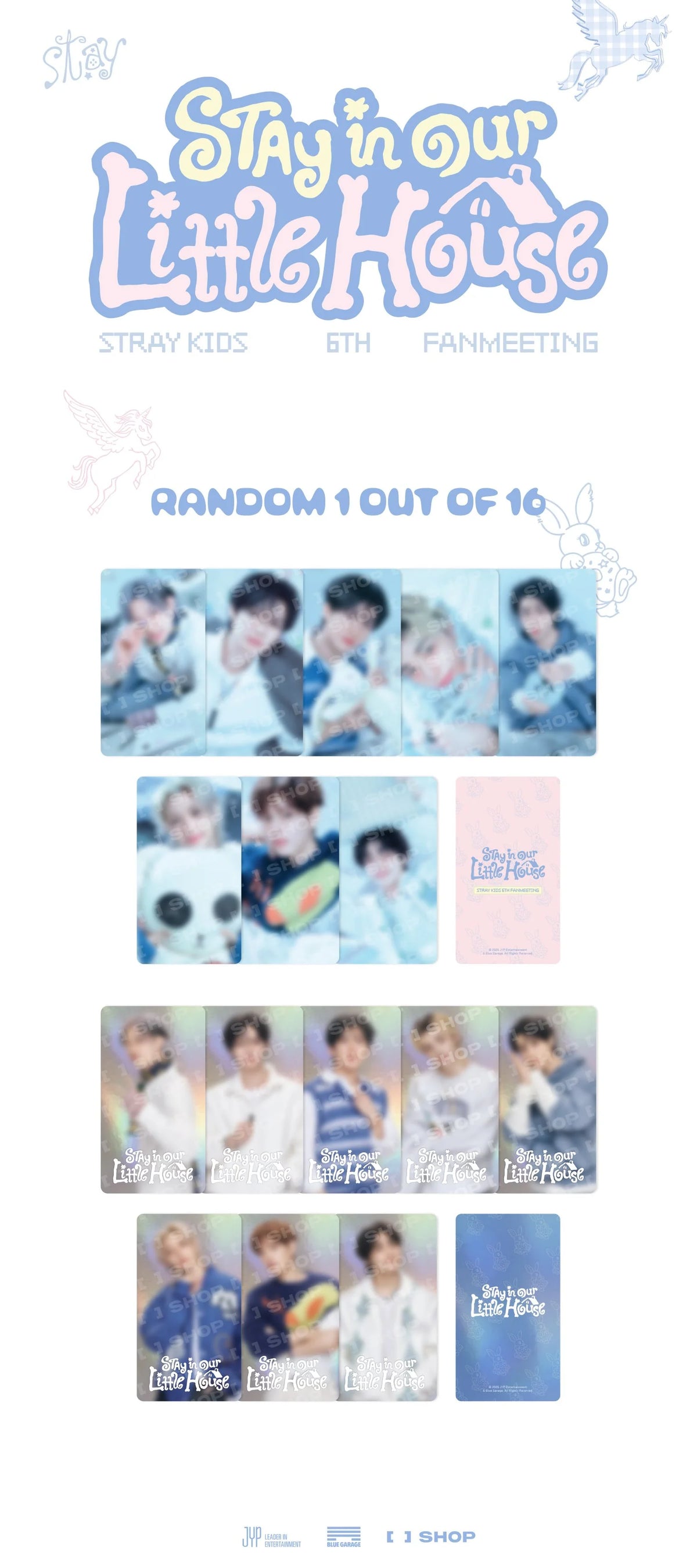 Stray Kids - Special Trading Card [6th Fanmeeting 'STAY in Our Little House' Official MD] (Random ver.)