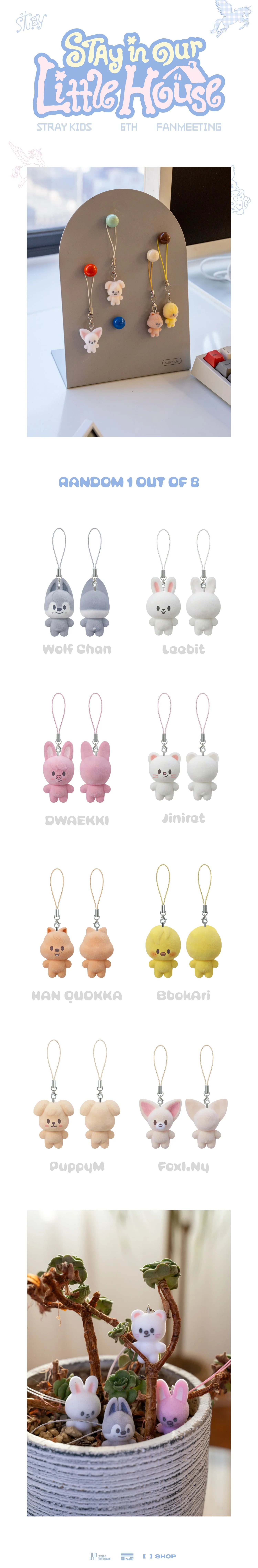 SKZOO Secret Mini Charm [6th Fanmeeting 'STAY in Our Little House' Official MD] (Random ver.)