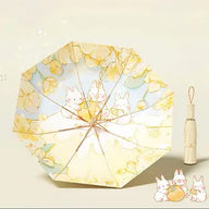 Sombrilla con filtro UV y diseño Kawaii (Amarillo - Orange)