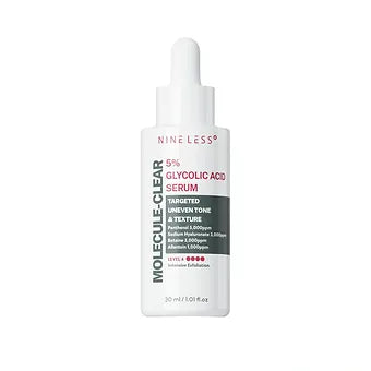 NINE LESS - Molecule-Clear 5% Glycolic Acid Serum 30ml
