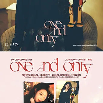 DICON VOLUME N°31 JANG WONYOUNG ONE AND ONLY (B-Type)