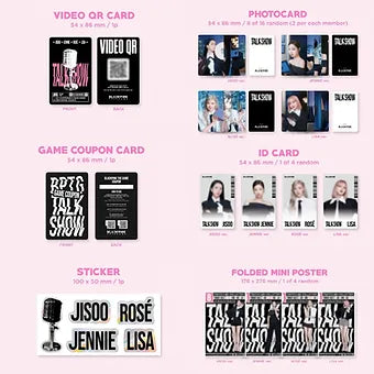 BLACKPINK - THE GAME PHOTOCARD COLLECTION (TALK SHOW)