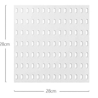 Pegboard color blanco 28cm x 28cm