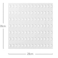Pegboard color blanco 28cm x 28cm
