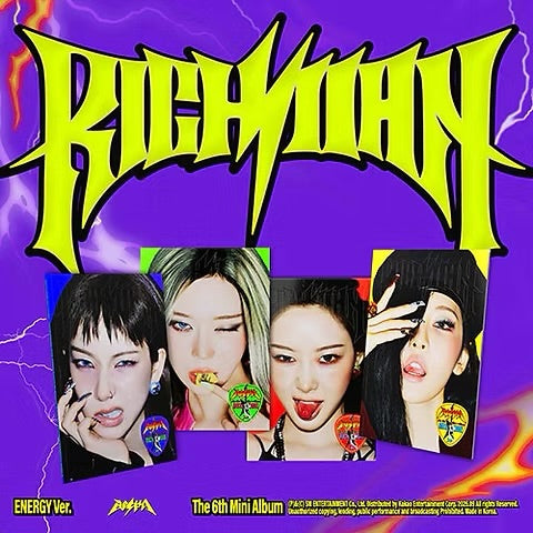 aespa - 6th mini album [Rich Man] (ENERGY Ver.) (Random ver.)