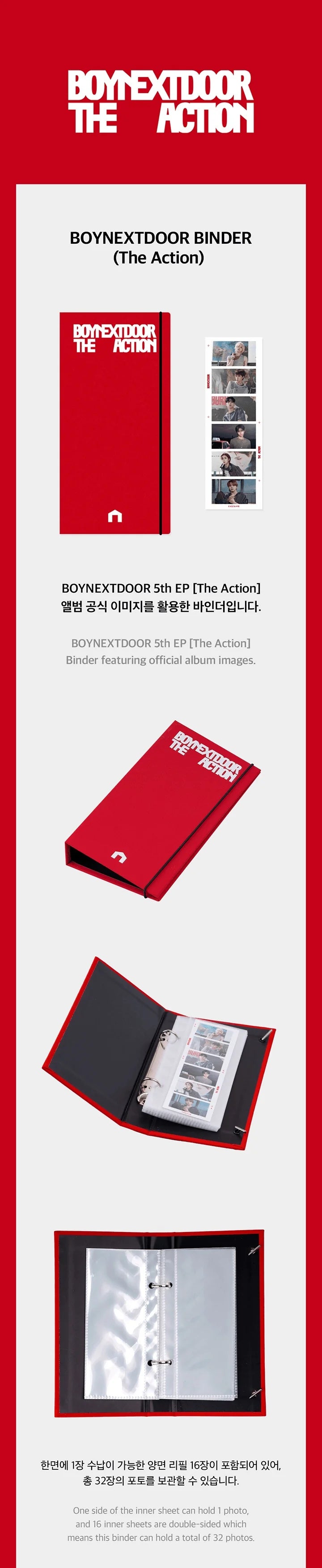 BOYNEXTDOOR - [The Action] 5th EP OFFICIAL MD BINDER