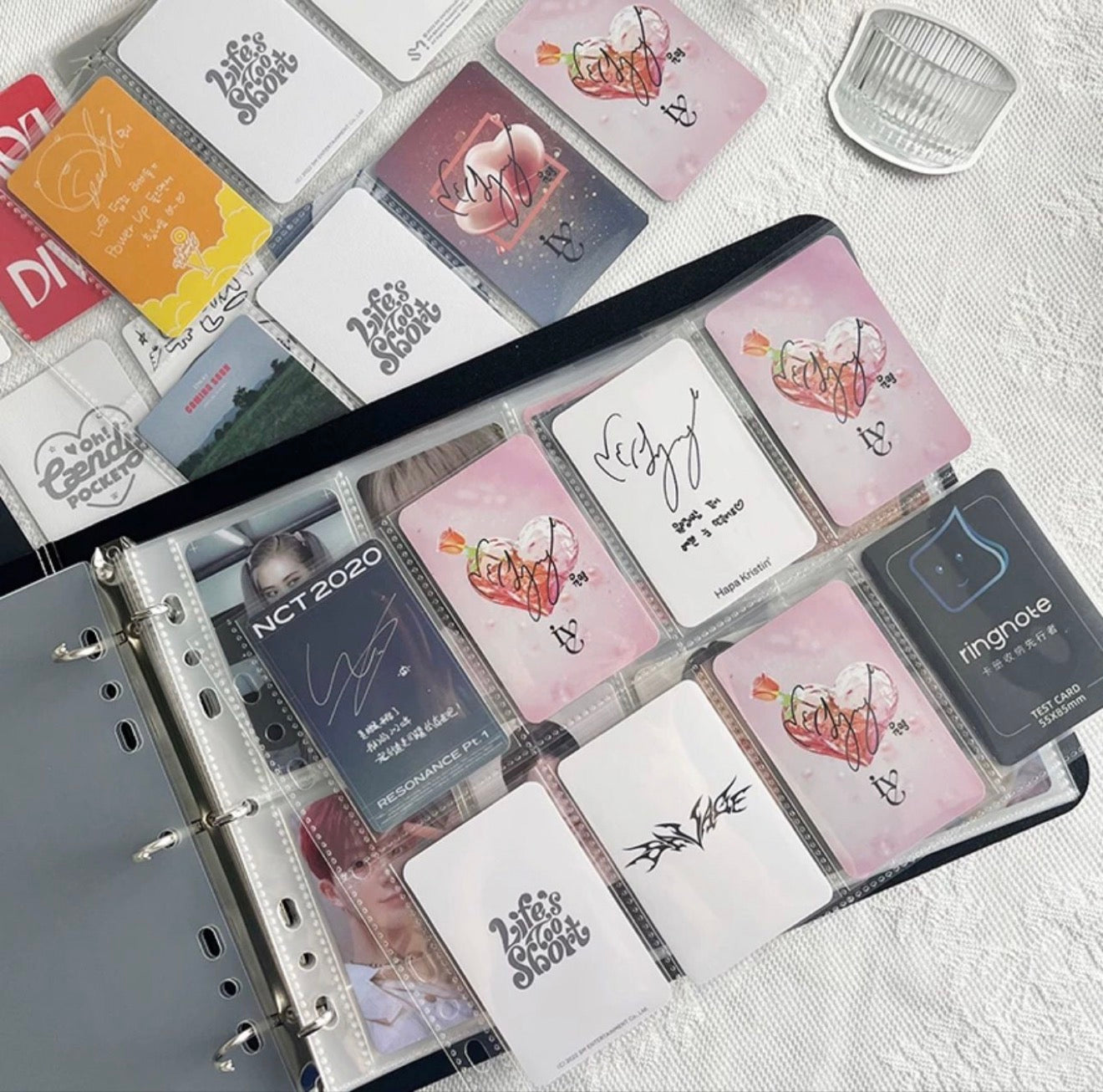 Binder blanco de tapa dura