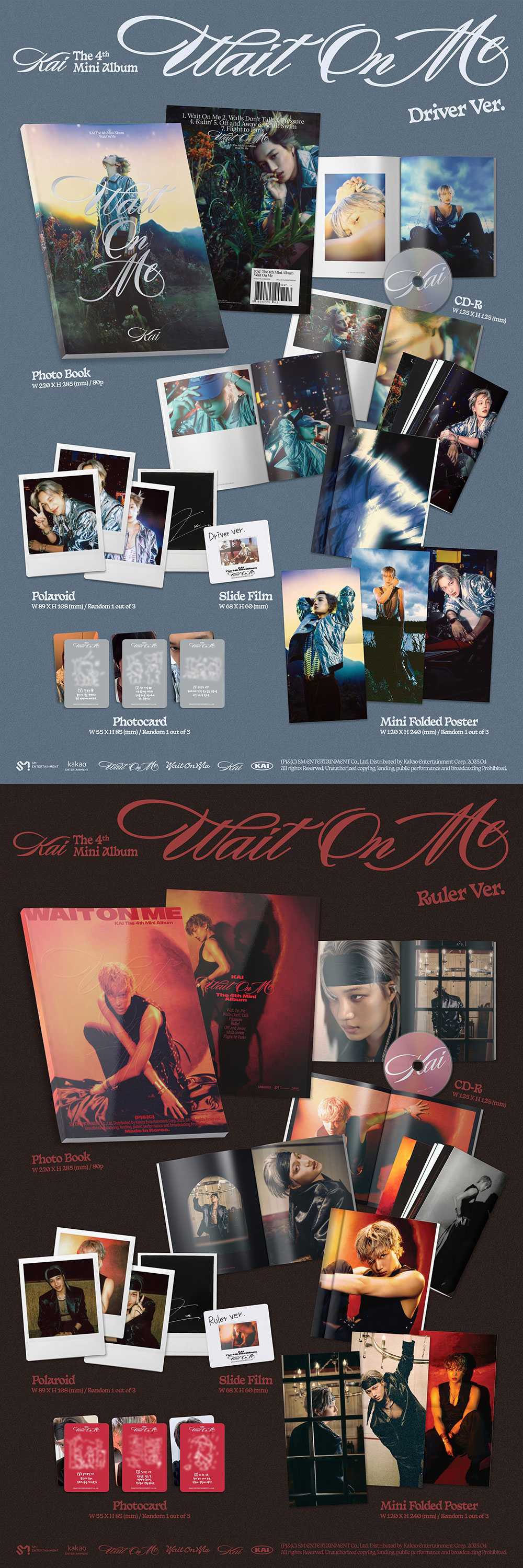 KAI (EXO)- 4th mini album [Wait On Me] (Photo Book Ver.) (Random ver.)