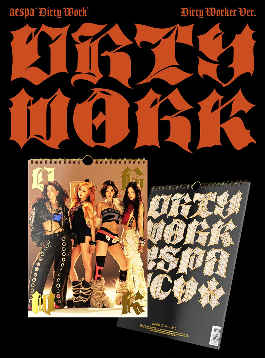 aespa - [DIRTY WORK] Single Album DIRTY WORKER Version
