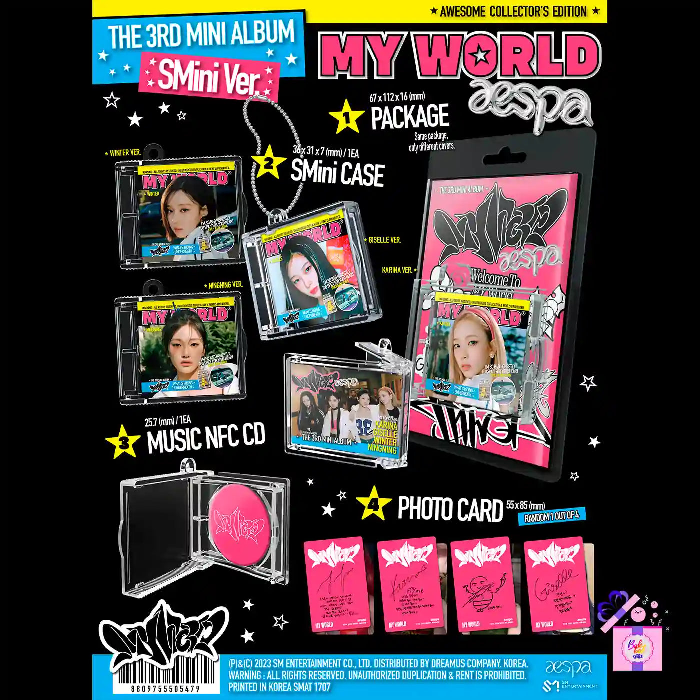 aespa - MY WORLD [3rd Mini Album - SMini Ver.]