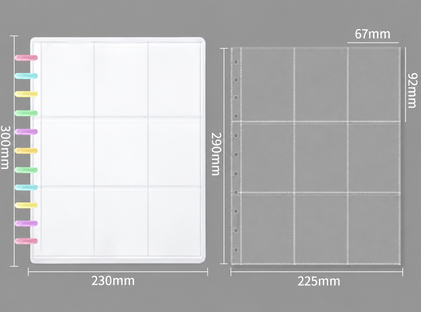 Binder (9 espacios)