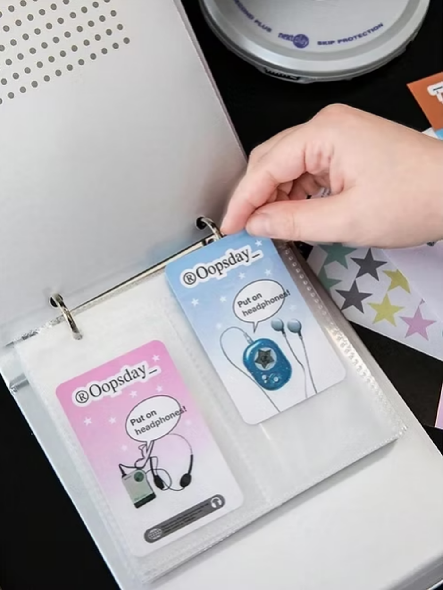 Binder con estilo de video compact displayer