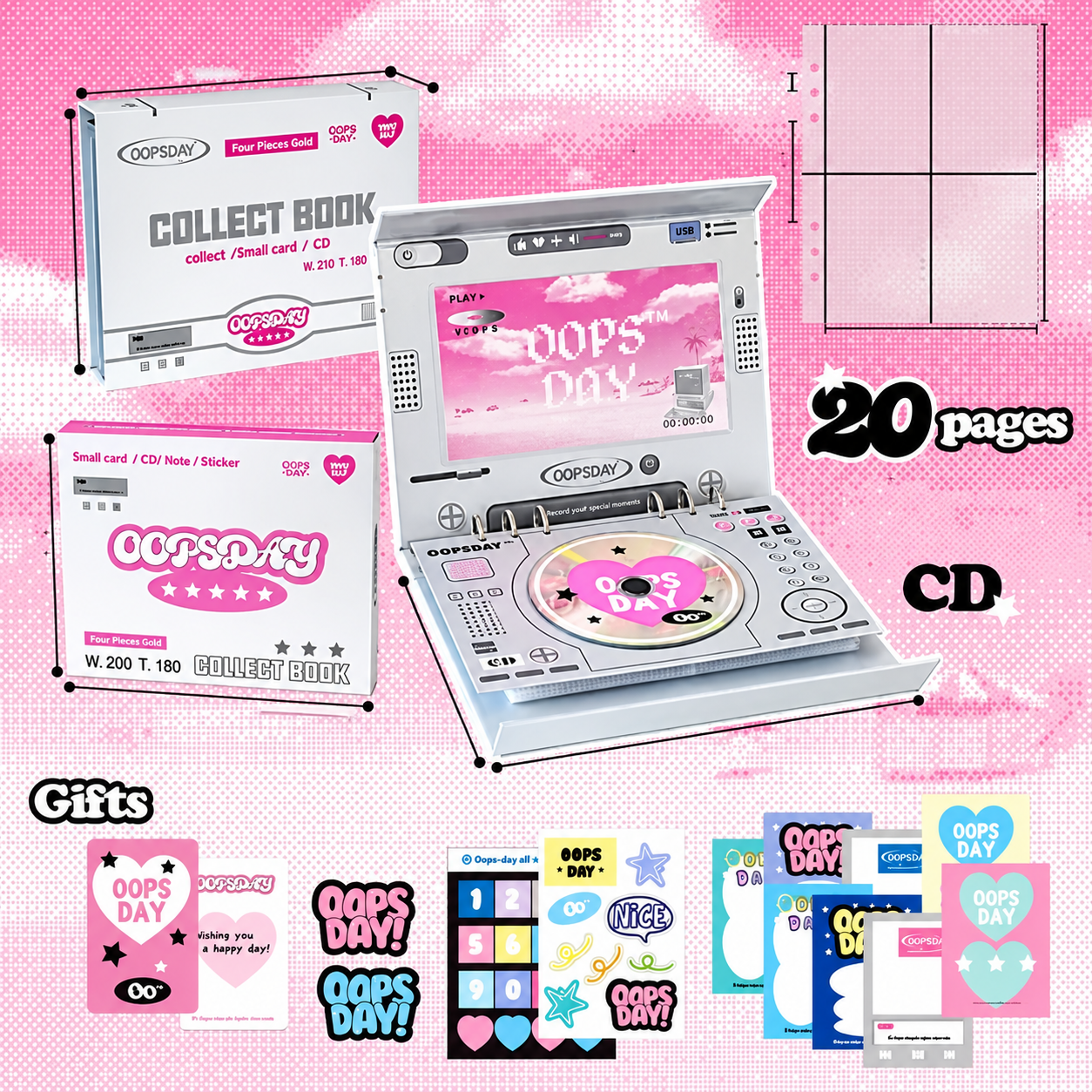 Binder con estilo retro de cassette DVD
