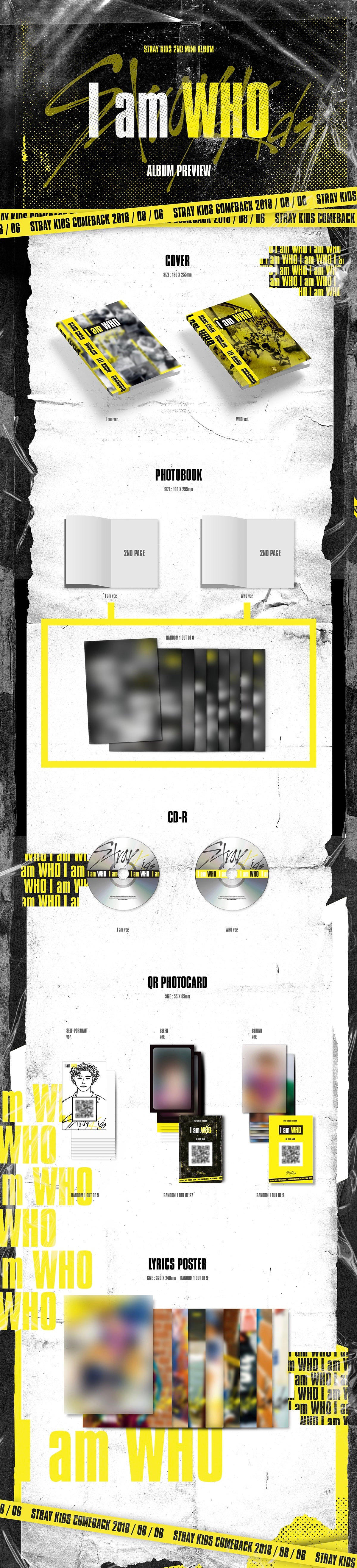 Stray Kids - Mini Album Vol.2 [I am WHO] (Random ver.)