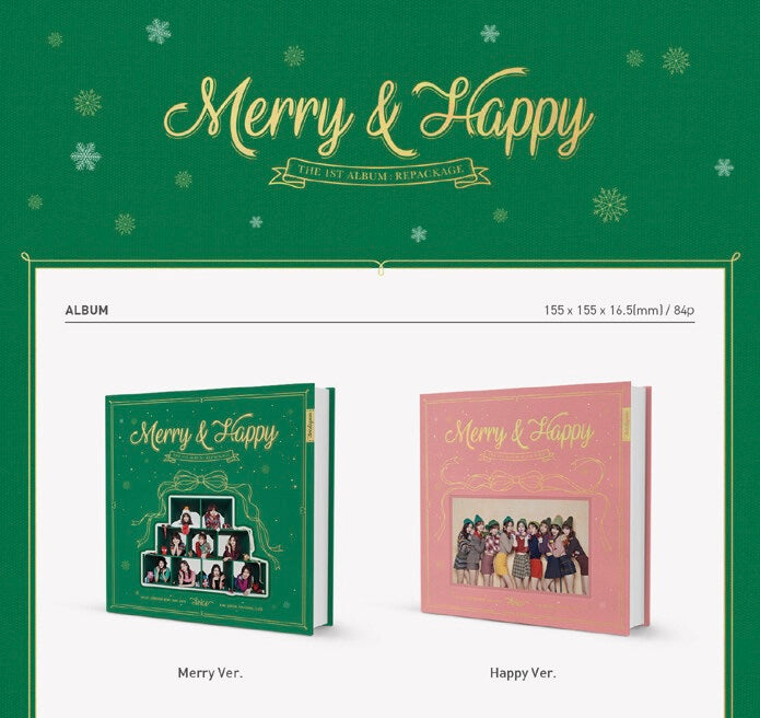 TWICE - Repackage Album Vol.1 [Merry & Happy] (Random ver.)
