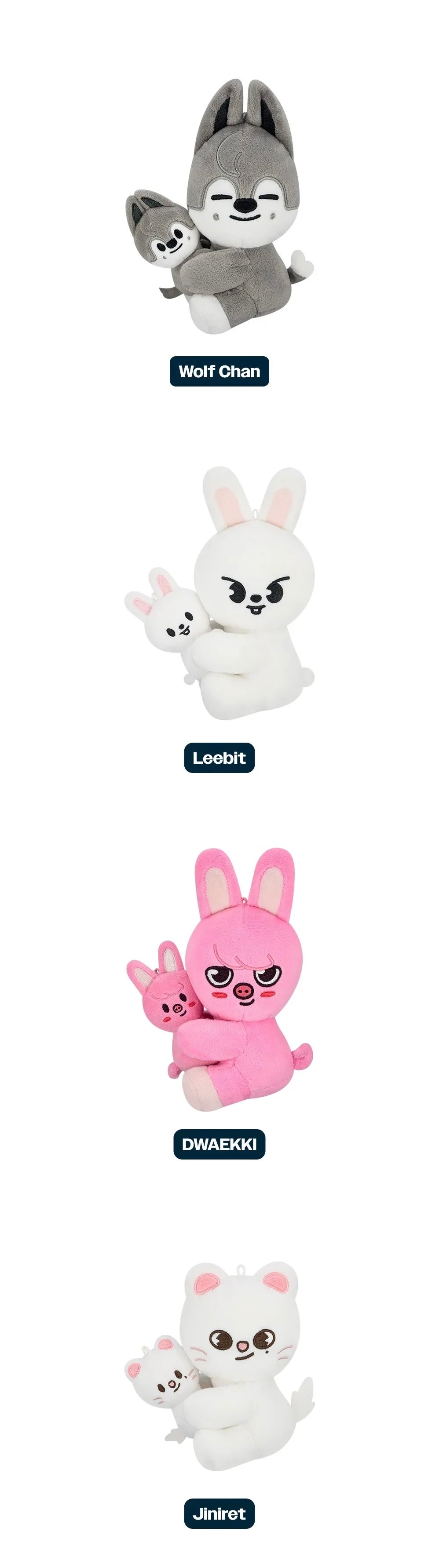 Stray Kids <dominATE : celebrATE> Merch (SKZOO MAGNET PLUSH SET)
