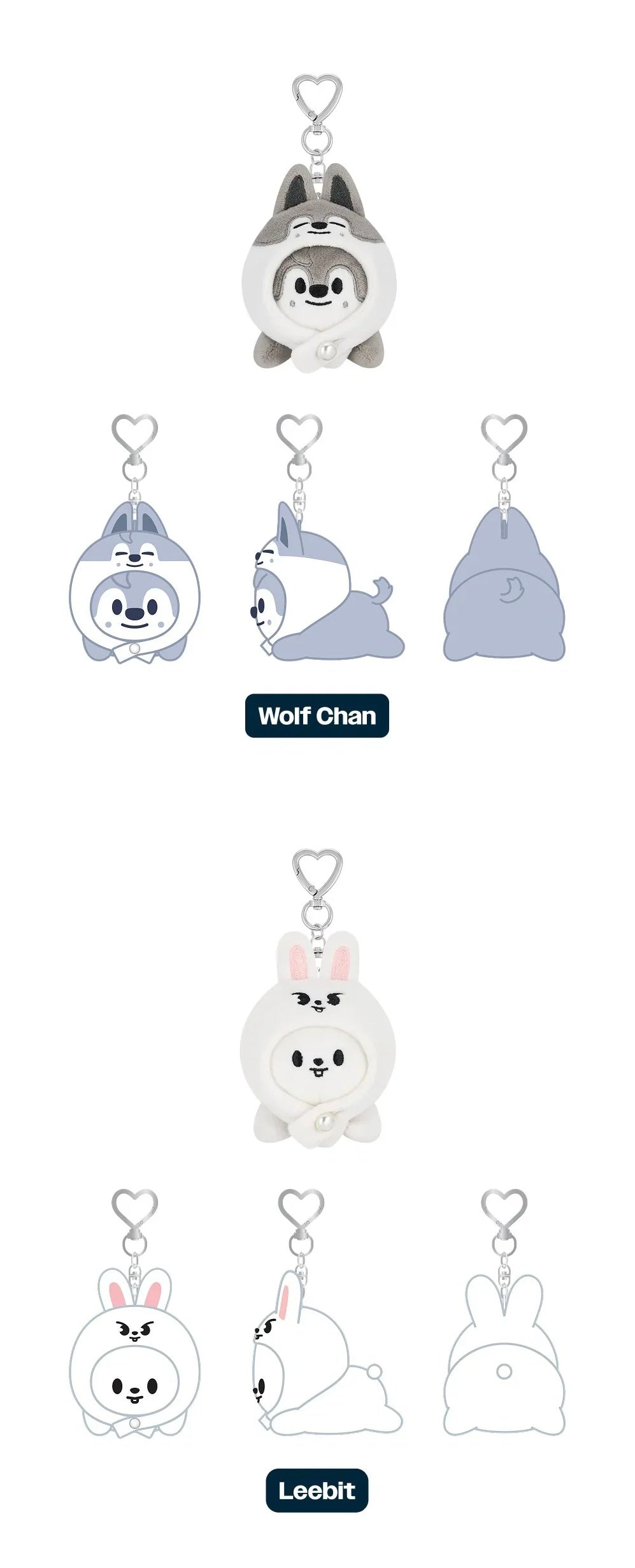 Stray Kids <dominATE : celebrATE> Merch (SKZOO KEYRING LYING ver.)