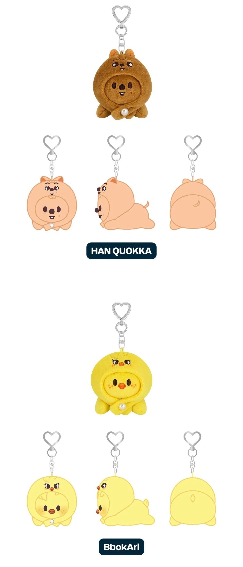 Stray Kids <dominATE : celebrATE> Merch (SKZOO KEYRING LYING ver.)