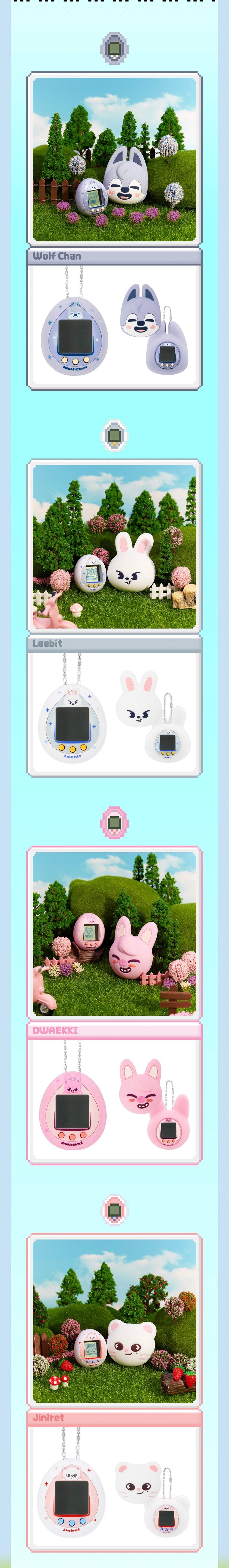 Bandai - Stray Kids SKZOO TAMAGOTCHI & CASE SET