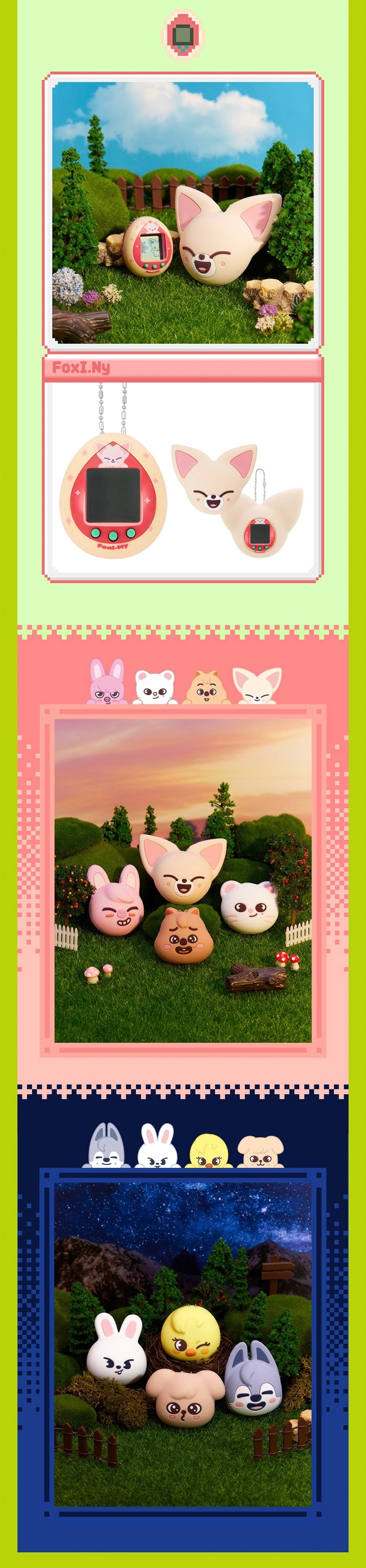 Bandai - Stray Kids SKZOO TAMAGOTCHI & CASE SET