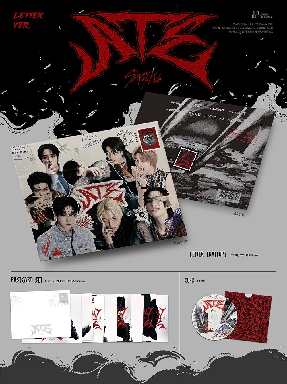 Stray Kids - 9TH MINI ALBUM [ATE] (Letter Ver.)