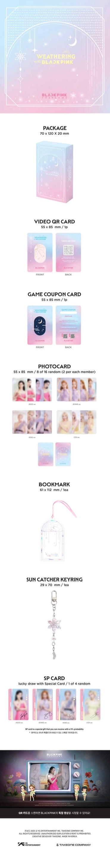 [BLACKPINK THE GAME PHOTOCARD COLLECTION] WEATHERING WITH BLACKPINK