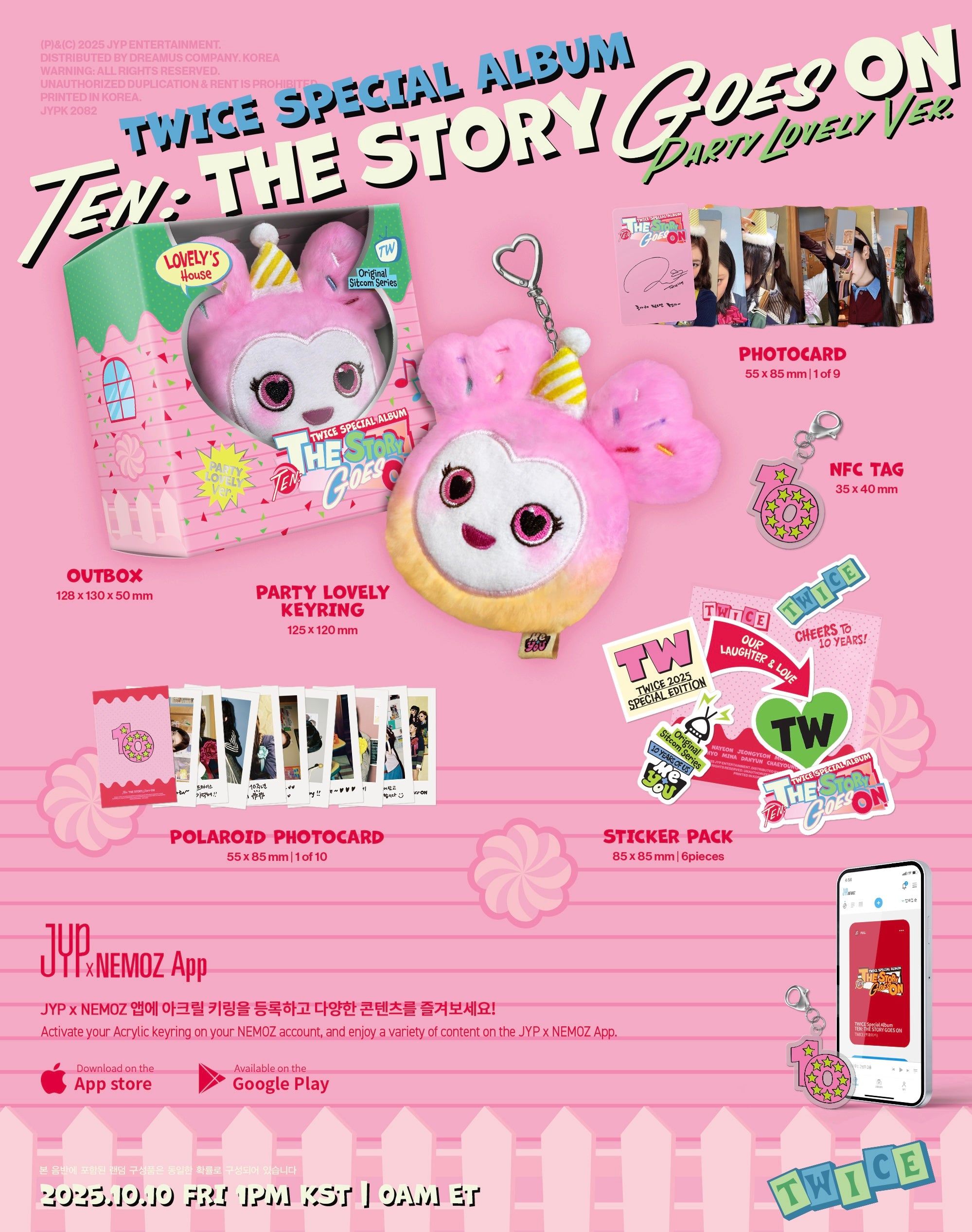 TWICE - SPECIAL ALBUM [TEN: The Story Goes On] (Party lovely ver.)
