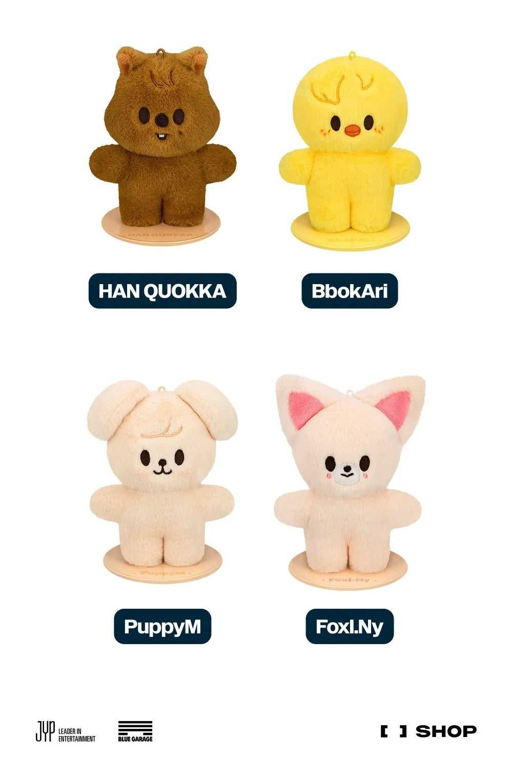 Stray Kids <dominATE : celebrATE> Merch (SKZOO PLUSH STANDING ver.)