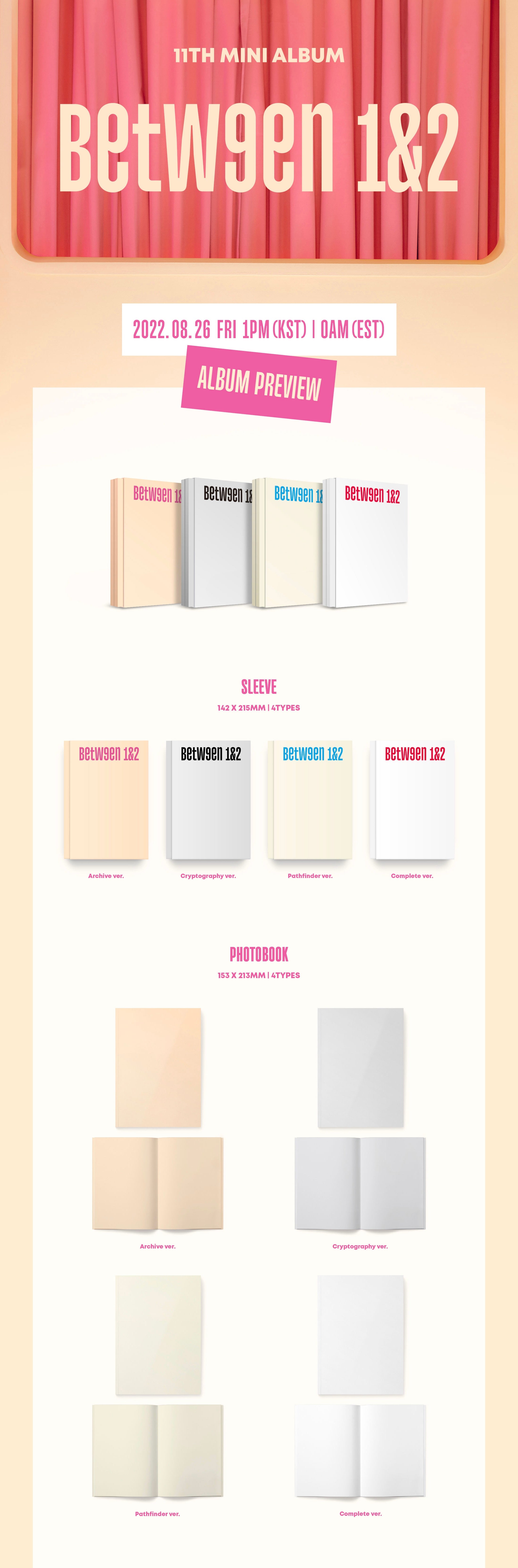TWICE-11TH MINI ALBUM [BETWEEN 1&2] (Random ver.)