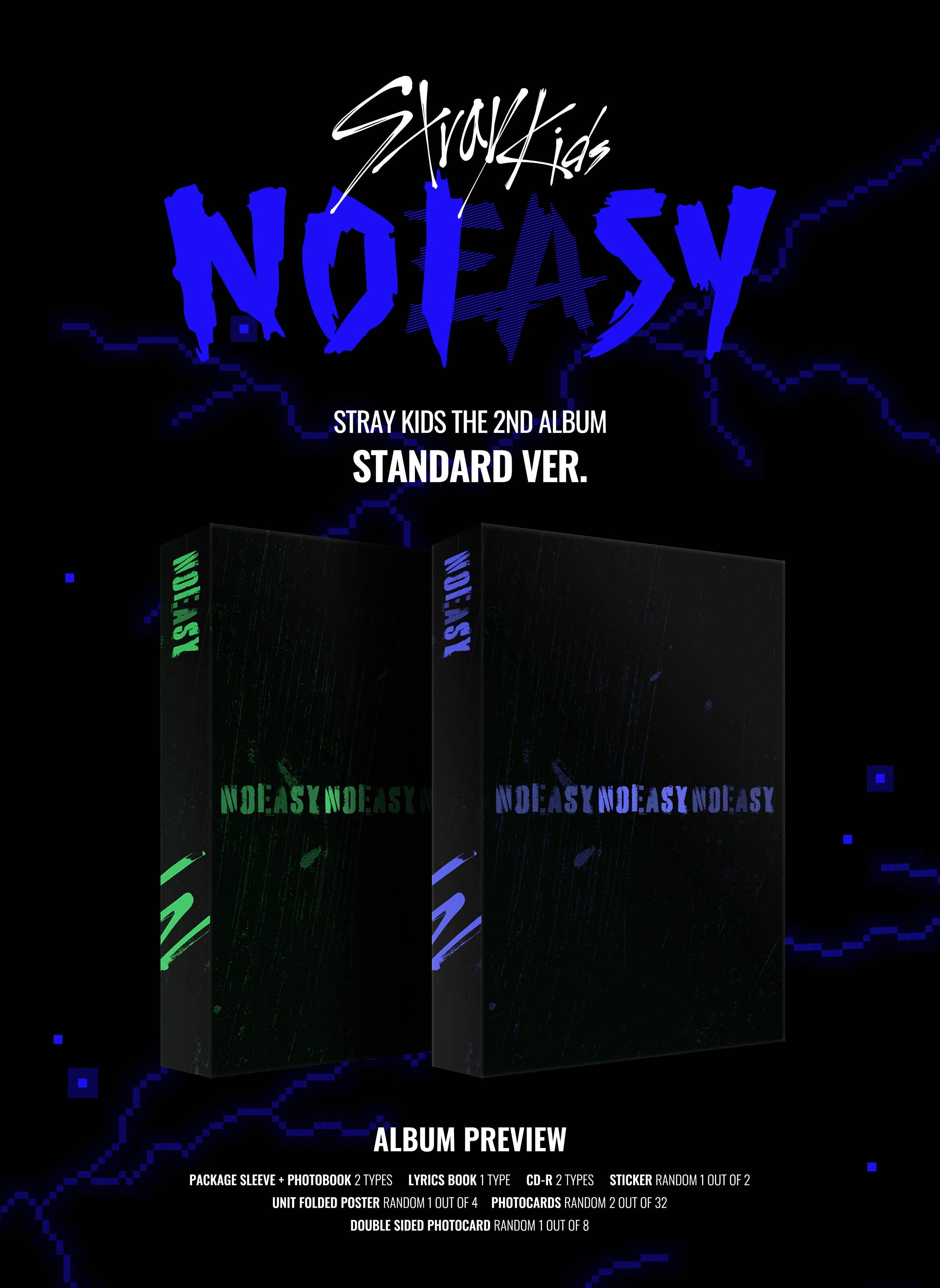 Stray Kids - ALBUM Vol.2 [NOEASY] (Standard ver.) (Random ver.)