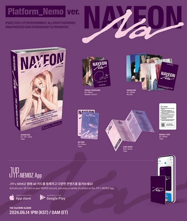 NAYEON (TWICE) - 2ND MINI ALBUM [NA] (Platform ver.)