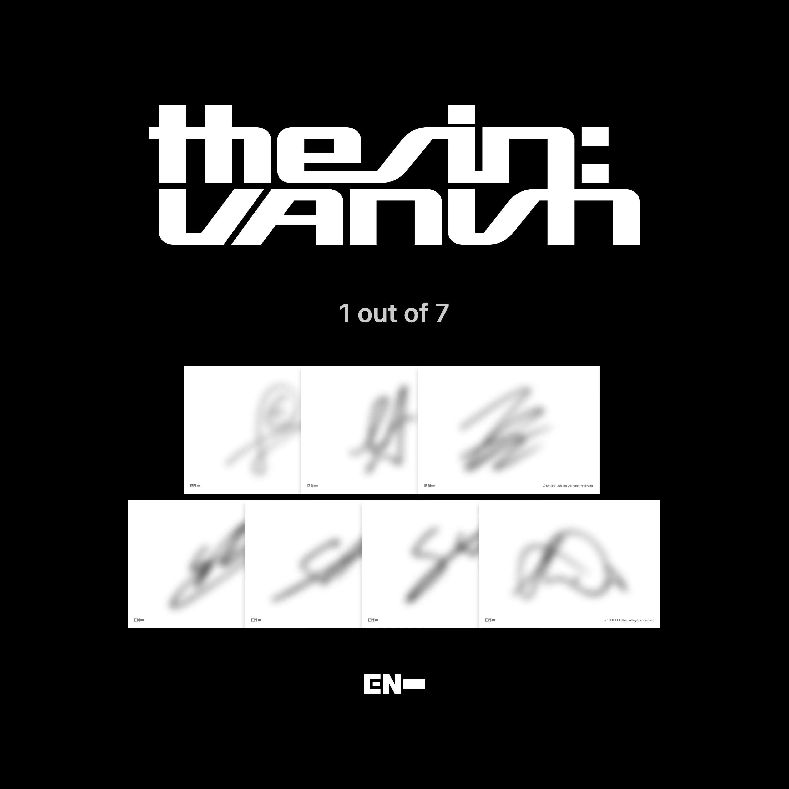 (Firmado) ENHYPEN - 7th Mini Album 'THE SIN : VANISH'