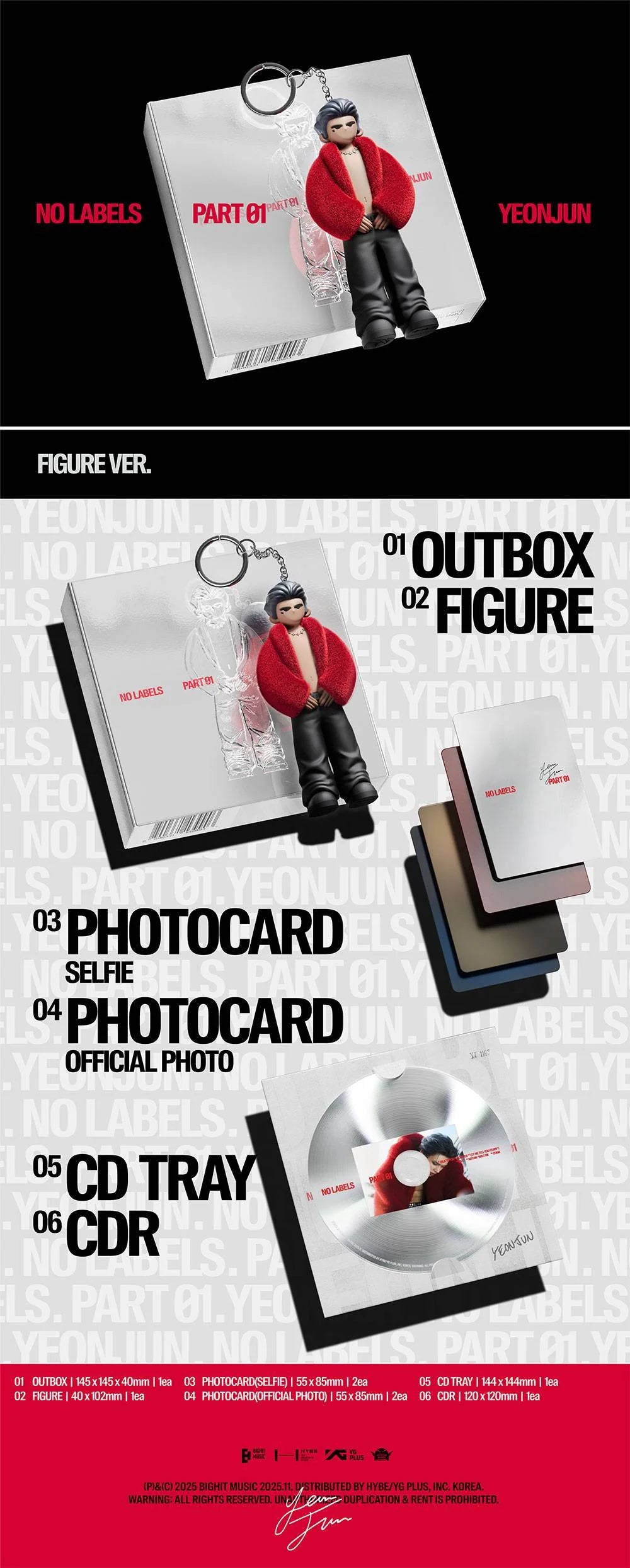 YEONJUN (TXT) - 'NO LABELS: PART 01' (Figure Ver.)