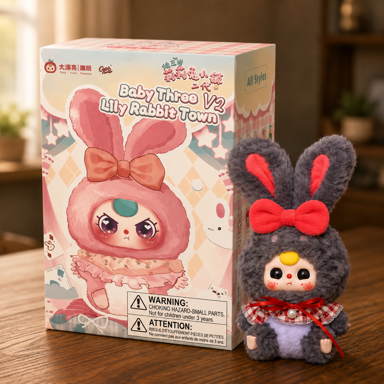 Baby Three - V2 Lily Rabbit Town Plush Series Blind Box