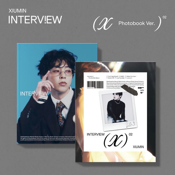 XIUMIN (EXO) - Interview X [2nd Mini Album - Photobook Ver.] (Random ver.)