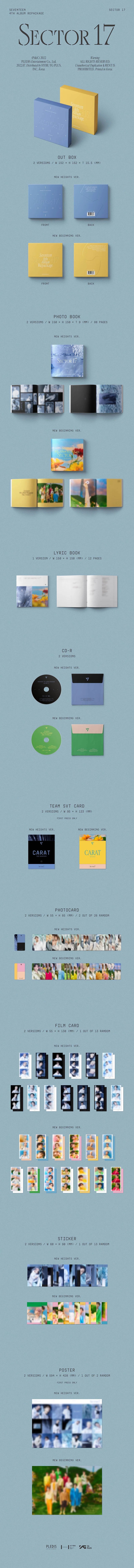 SEVENTEEN - 4th Album Repackage [SECTOR 17] (Random Ver.)