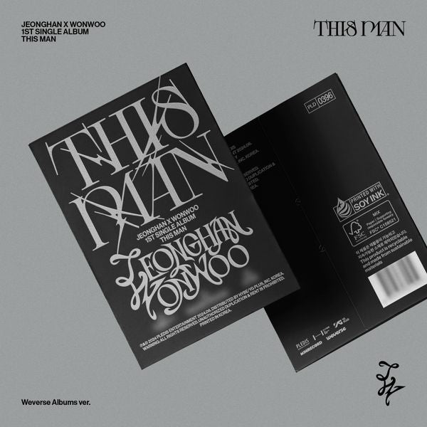 JEONGHAN X WONWOO (SEVENTEEN) – 1st Single Album [THIS MAN] (Weverse ver.)