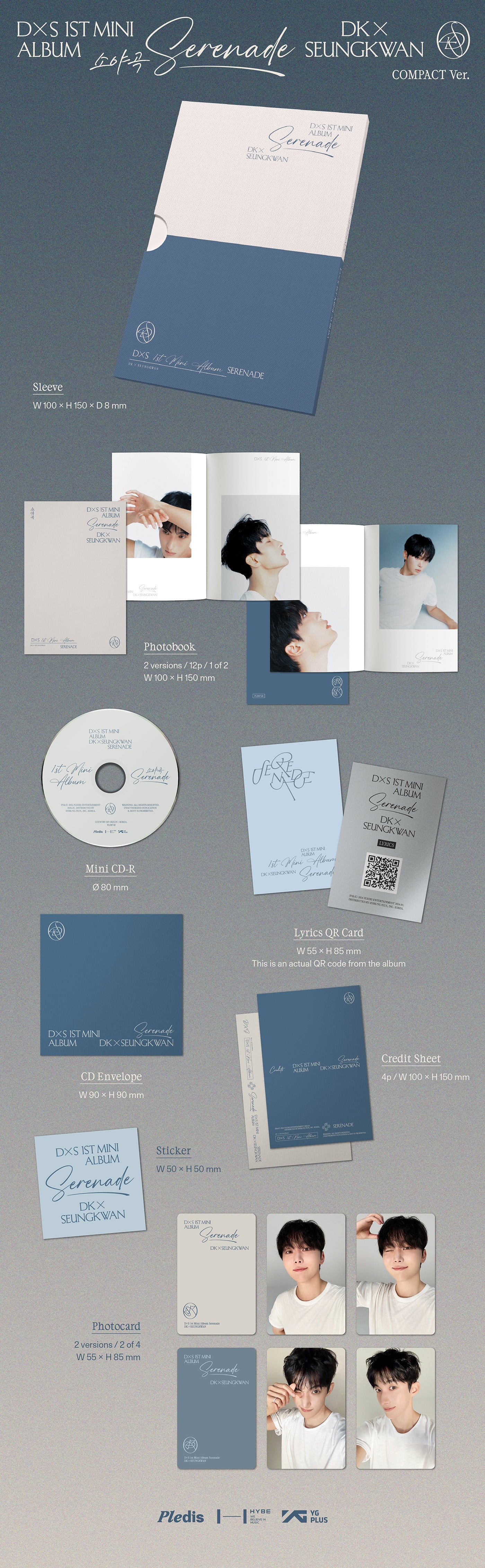 DK X SEUNGKWAN (SEVENTEEN) - 1st Mini Album '소야곡' (COMPACT Ver.)