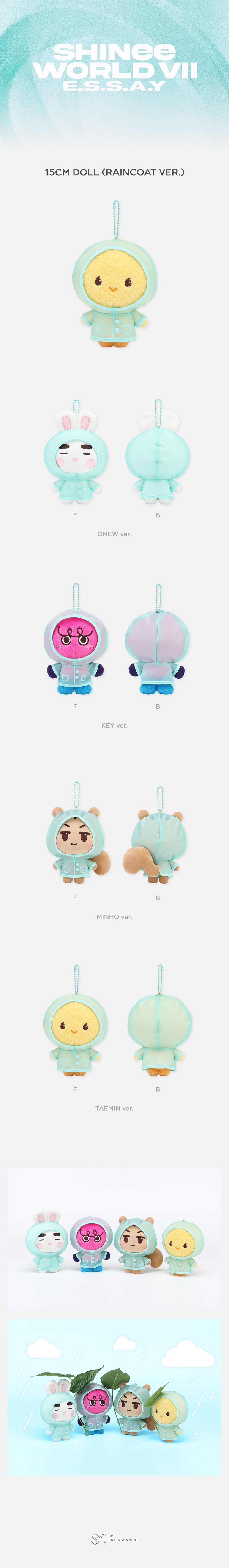 SHINee - WORLD VII E.S.S.A.Y 15 15CM DOLL (RAINCOATD VER.)