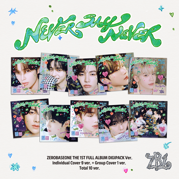 ZEROBASEONE - THE 1ST FULL ALBUM [NEVER SAY NEVER] (DIGIPACK)
