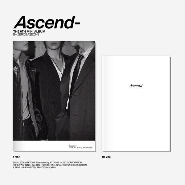 ZEROBASEONE - Ascend- [6th Mini Album - Photobook Ver.] (Random Ver. )
