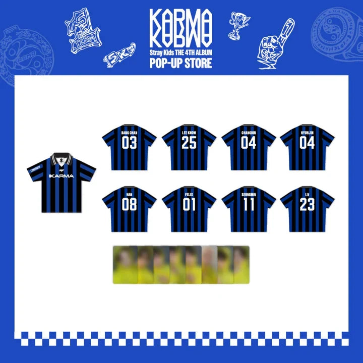 Stray Kids - OFFICIAL MD [KARMA POP-UP] UNIFORM T-SHIRT