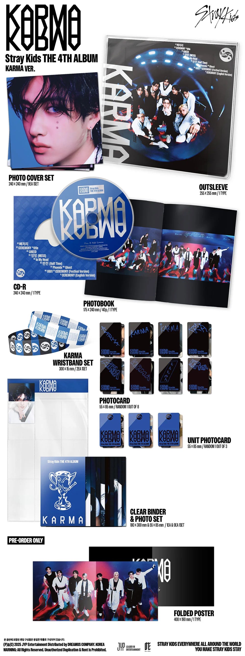 Stray Kids - 4th Full Album [KARMA] (KARMA VER.) (Limited)