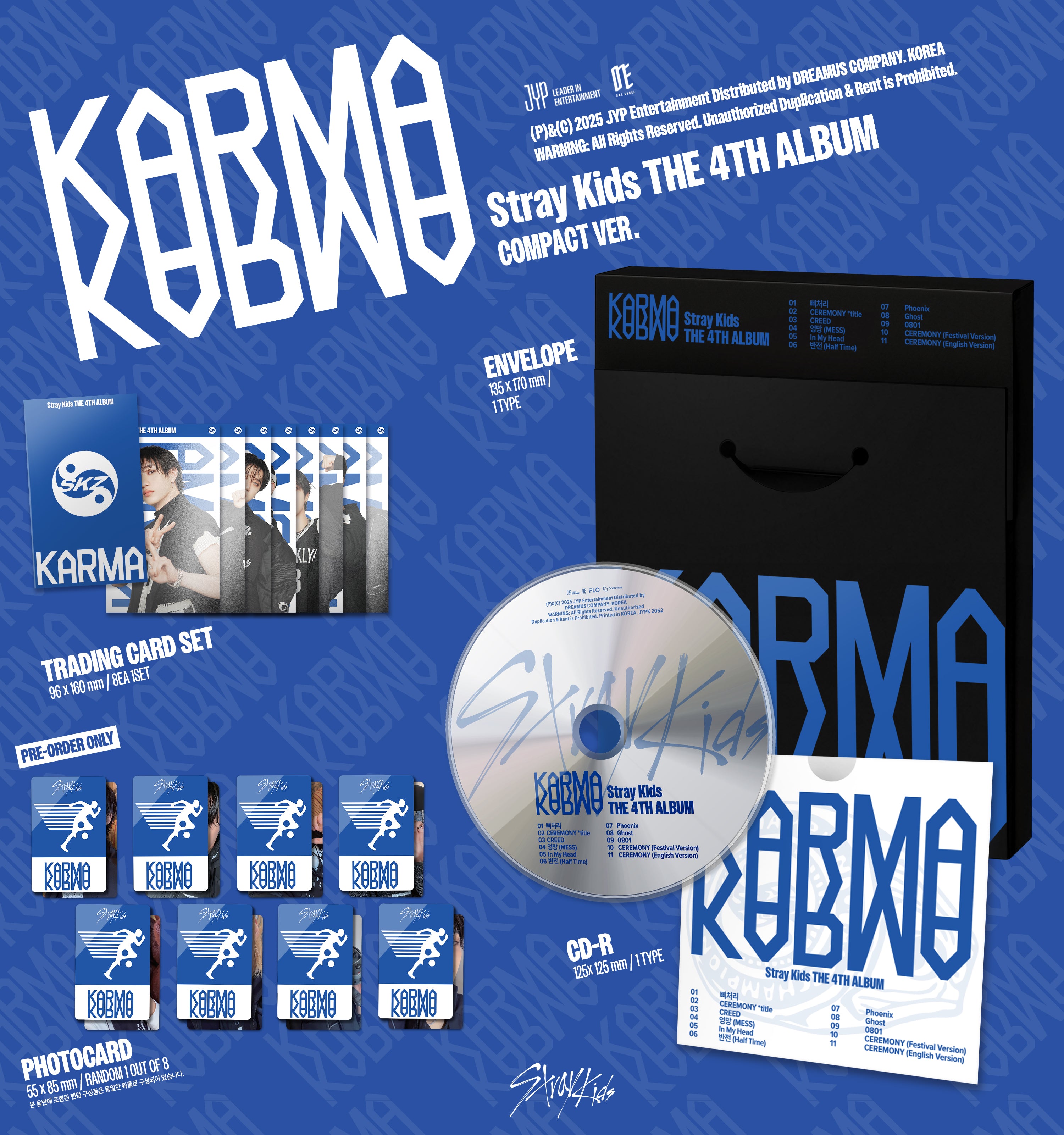 Stray Kids - 4th Full Album [KARMA] (COMPACT ver.)