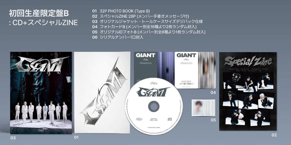 [JP] Stray Kids - Japan 2nd Full Album [GIANT] (LIMITED B)