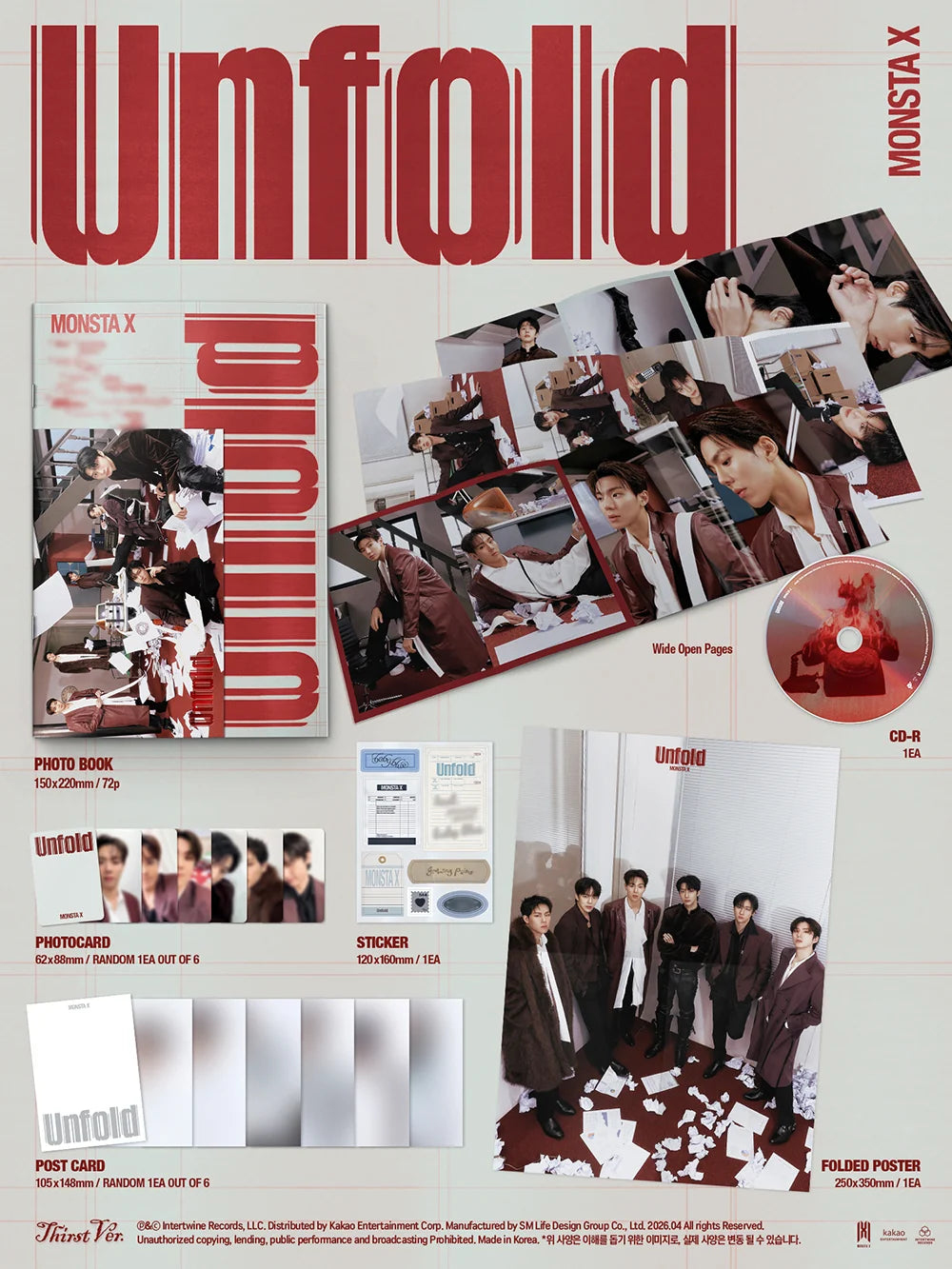 MONSTA X - Unfold [3rd English Album]